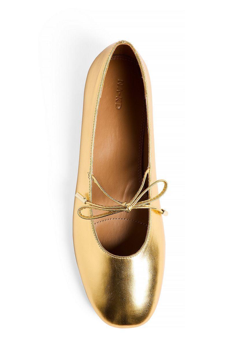 Rounded Toe Strap Ballerinas Product Image