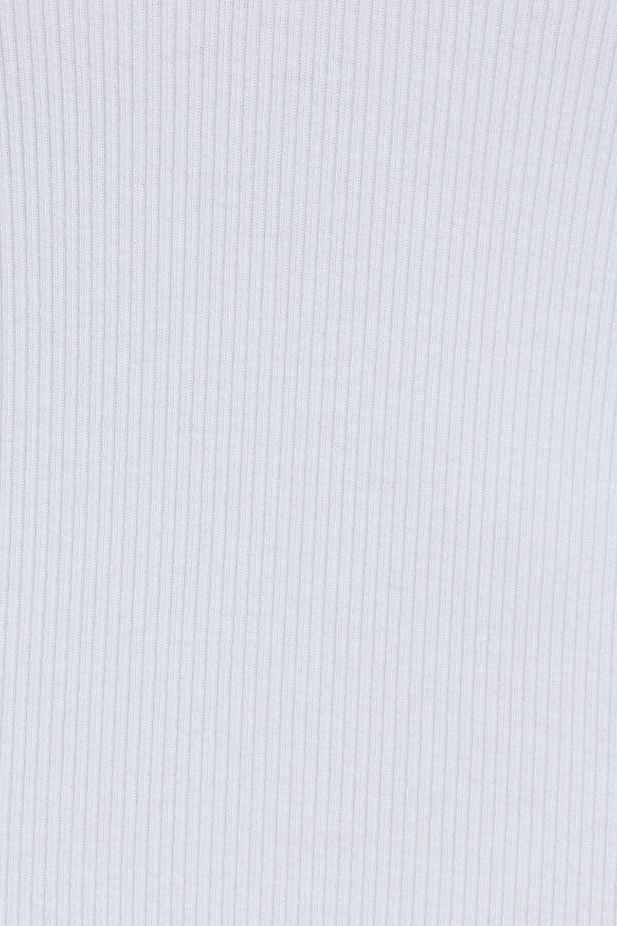V Neck Ribbed Tee Product Image