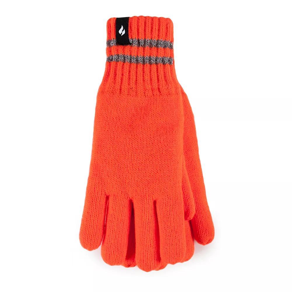 Men's Heat Holders Worxx Heatweaver Lined Flat Knit Reflective Gloves, Size: Medium/Large, Bright Yellow Product Image