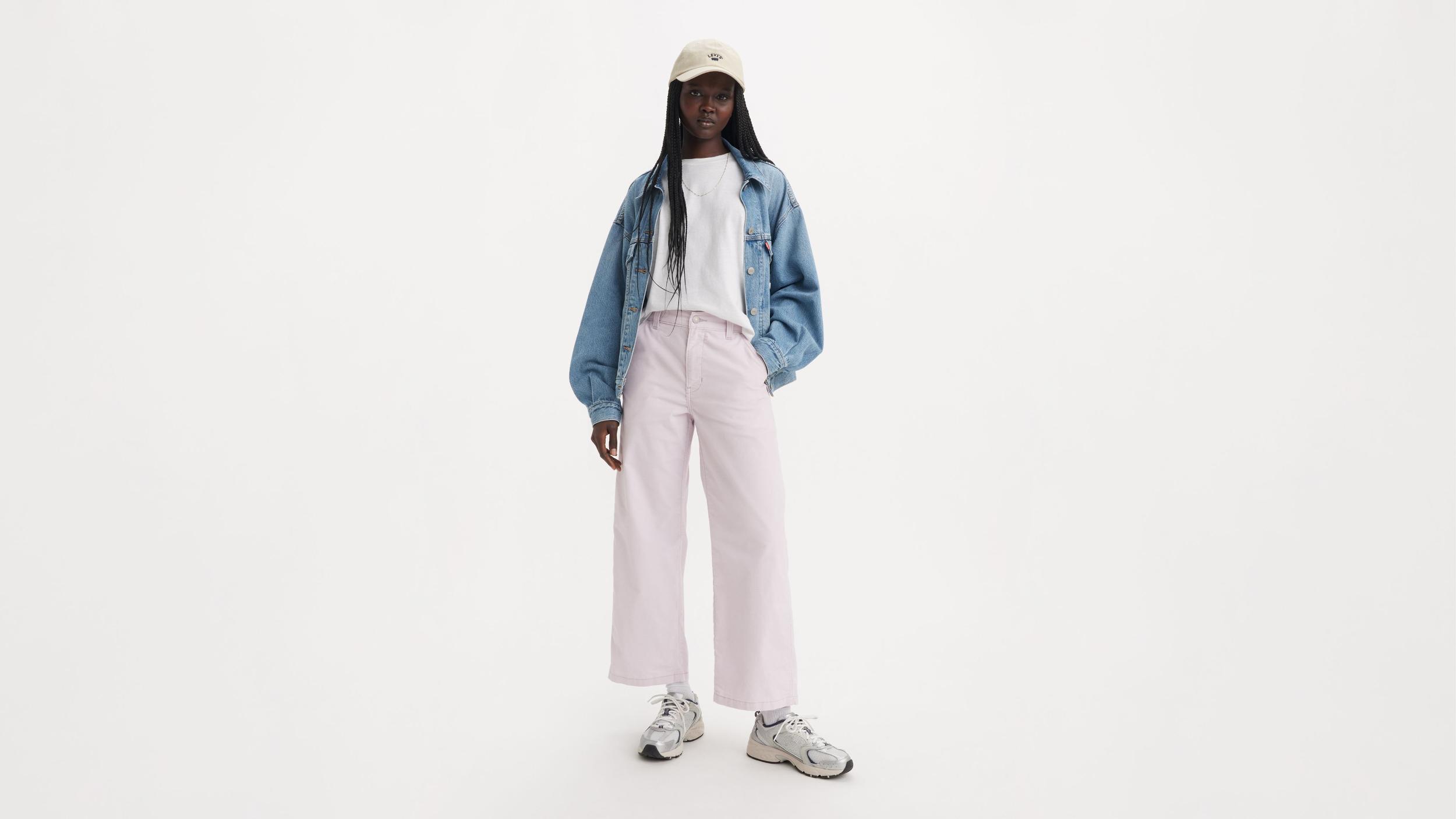 Baggy Carpenter Lightweight Corduroy Women's Pants Product Image