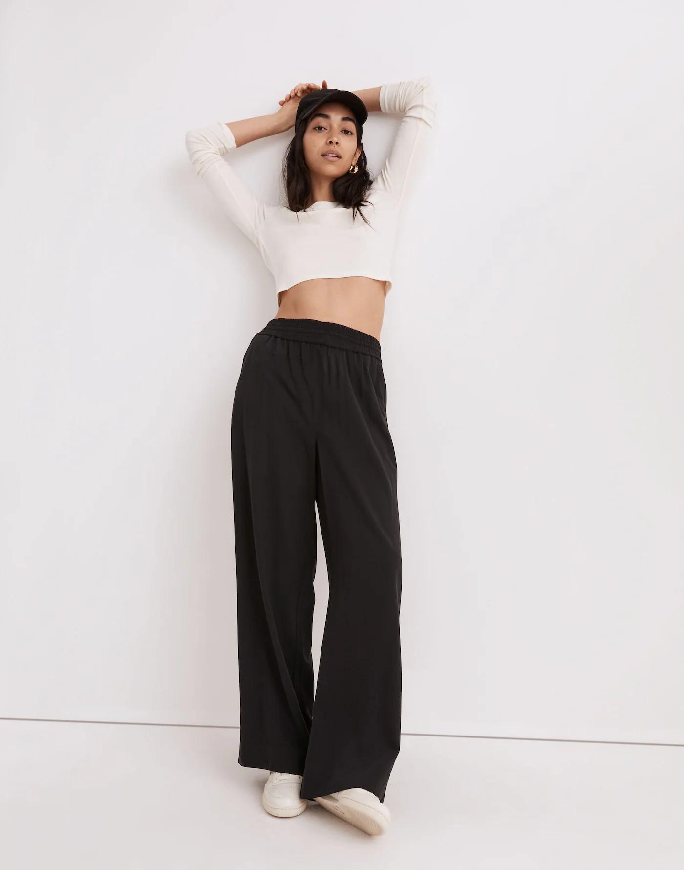 Drapeweave Carley Wide-Leg Pants Product Image