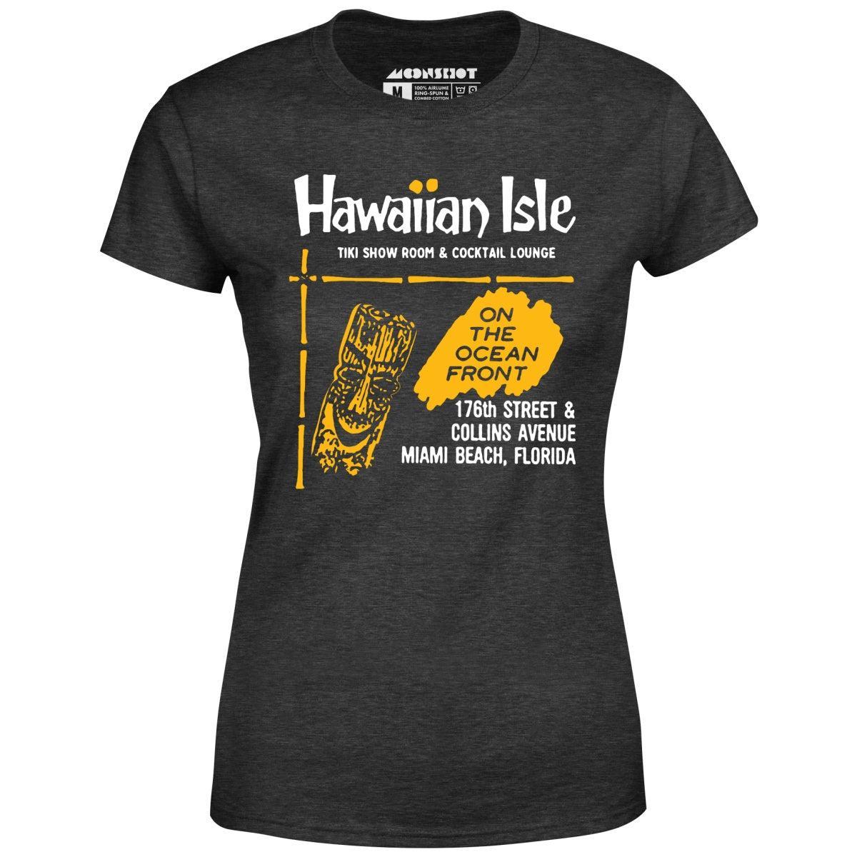Hawaiian Isle - Miami Beach, FL - Vintage Tiki Bar - Women's T-Shirt Female Product Image