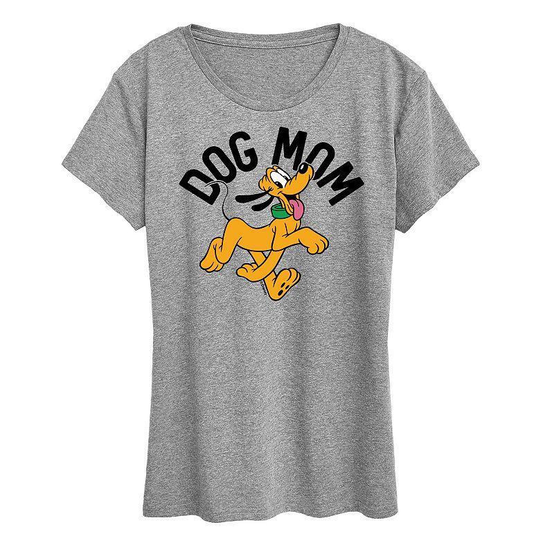 Disneys Pluto Womens Dog Mom Graphic Tee Product Image