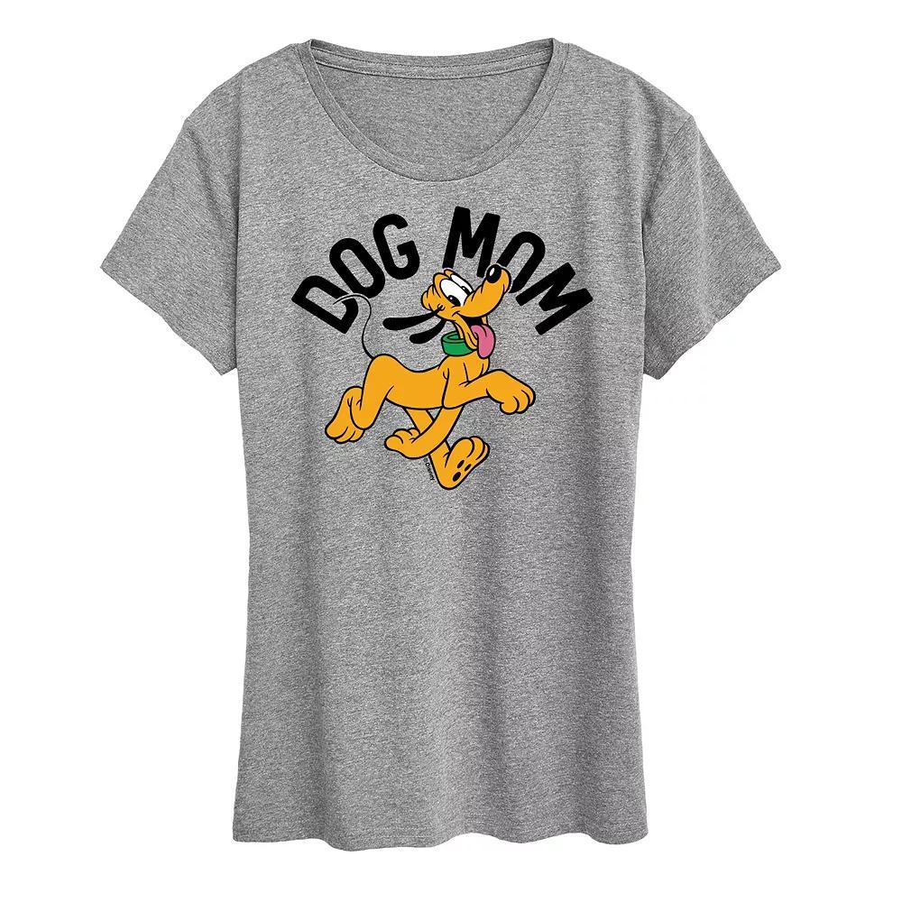 Disneys Pluto Womens Dog Mom Graphic Tee Product Image