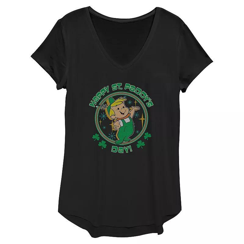 Disney's Lilo & Stitch Lucky Stitch Women's Graphic Tee, Size: XS, Black Product Image