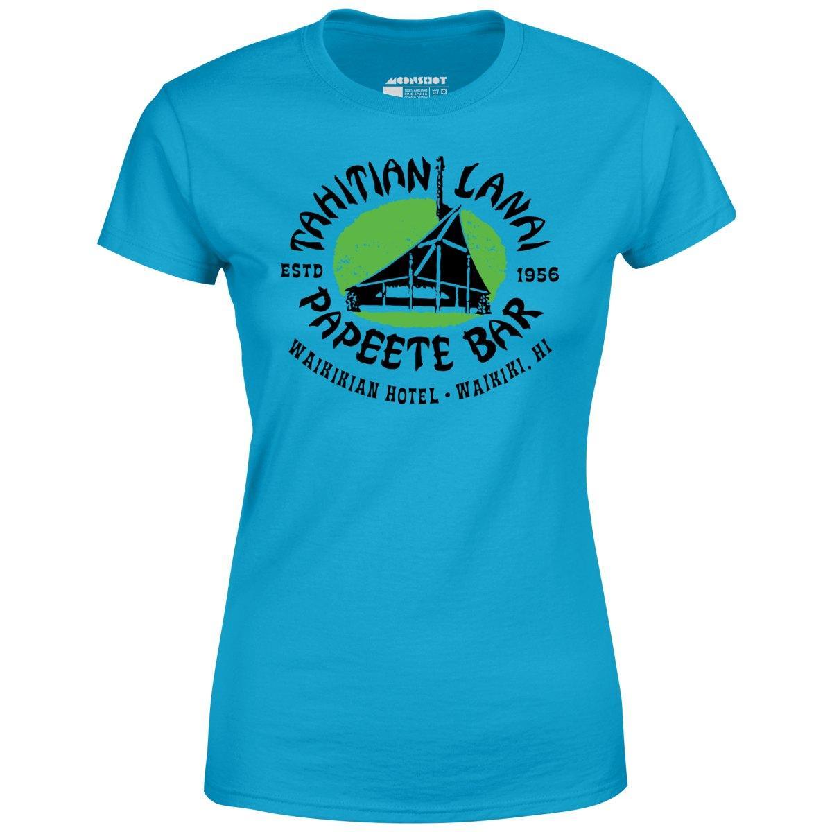Tahitian Lanai Papeete Bar - Waikiki, HI - Vintage Tiki Bar - Women's T-Shirt Female Product Image