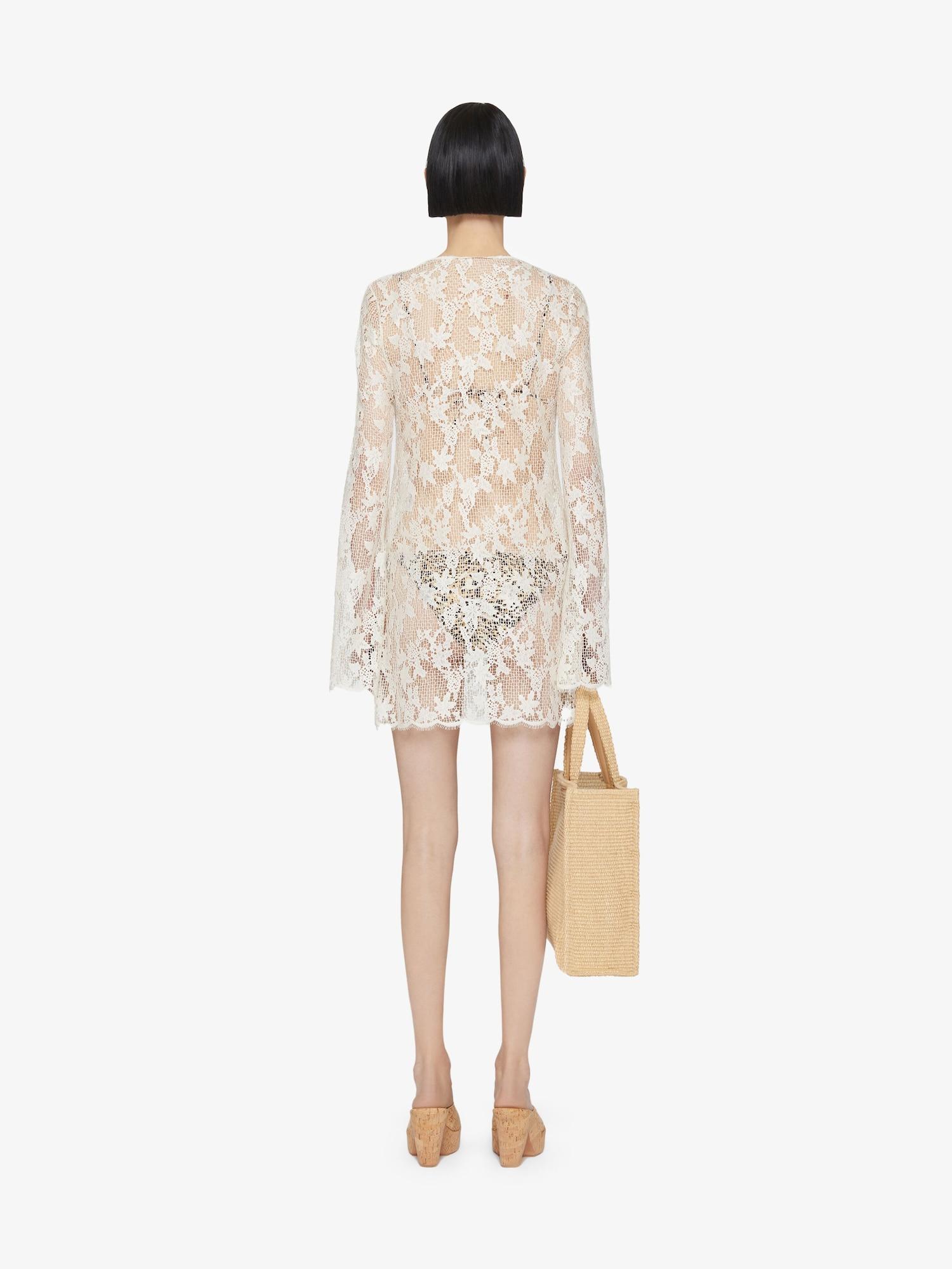 Dress in lace with 4G detail Product Image