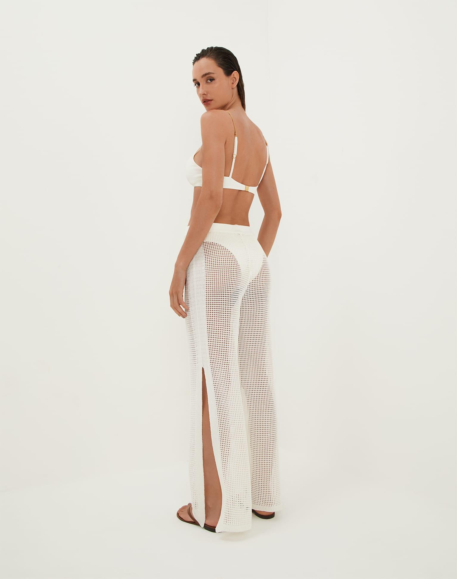 Knit Valerie Pants - Off White Product Image