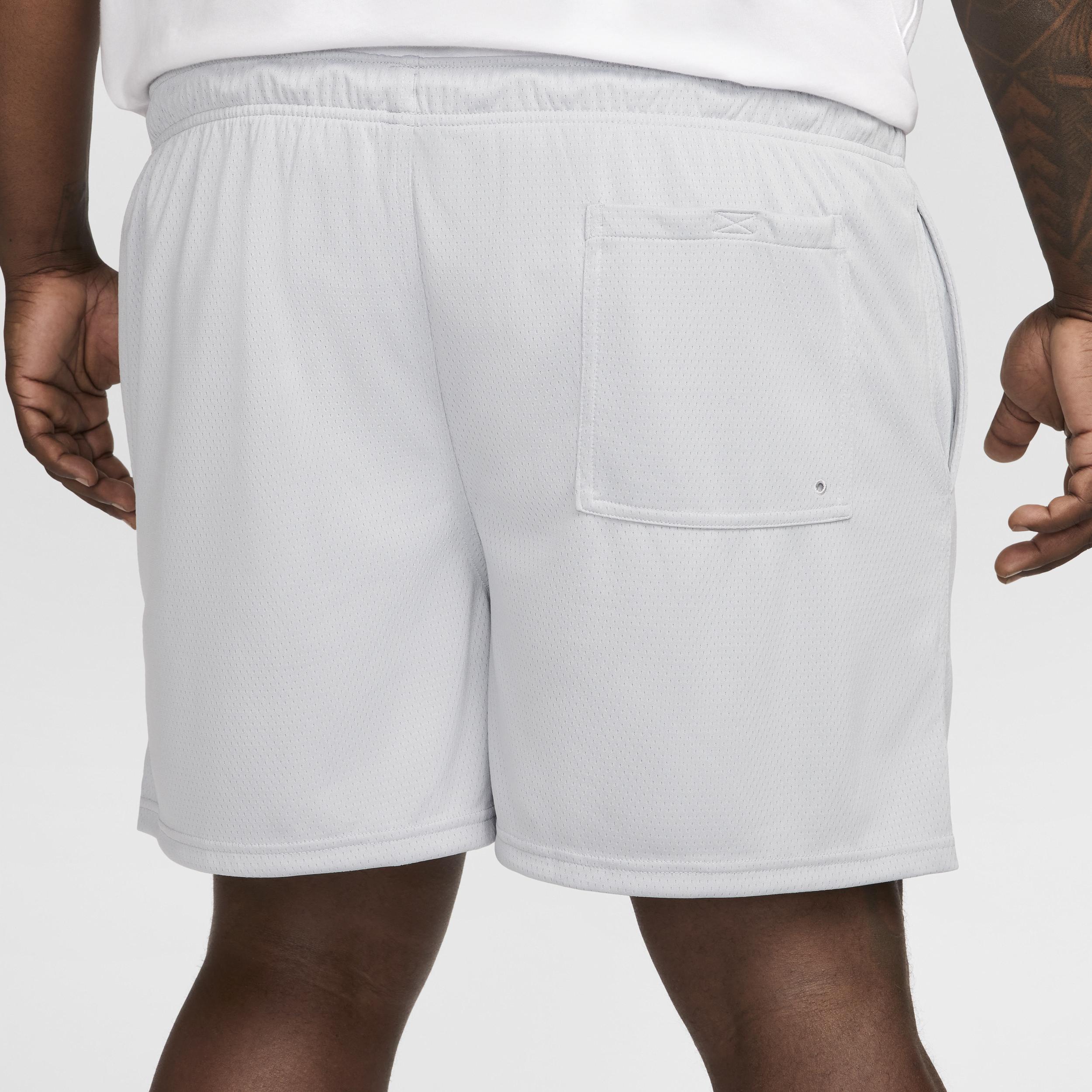 Big & Tall Nike Club Mesh Flow Shorts, Mens Light Grey Grey Product Image