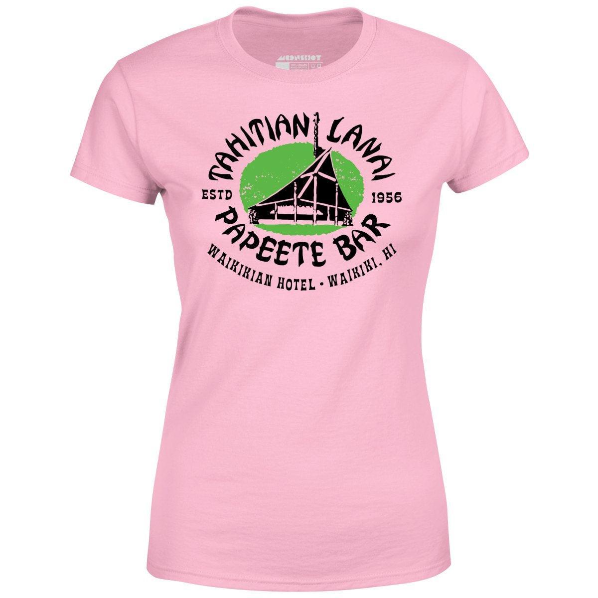 Tahitian Lanai Papeete Bar - Waikiki, HI - Vintage Tiki Bar - Women's T-Shirt Female Product Image