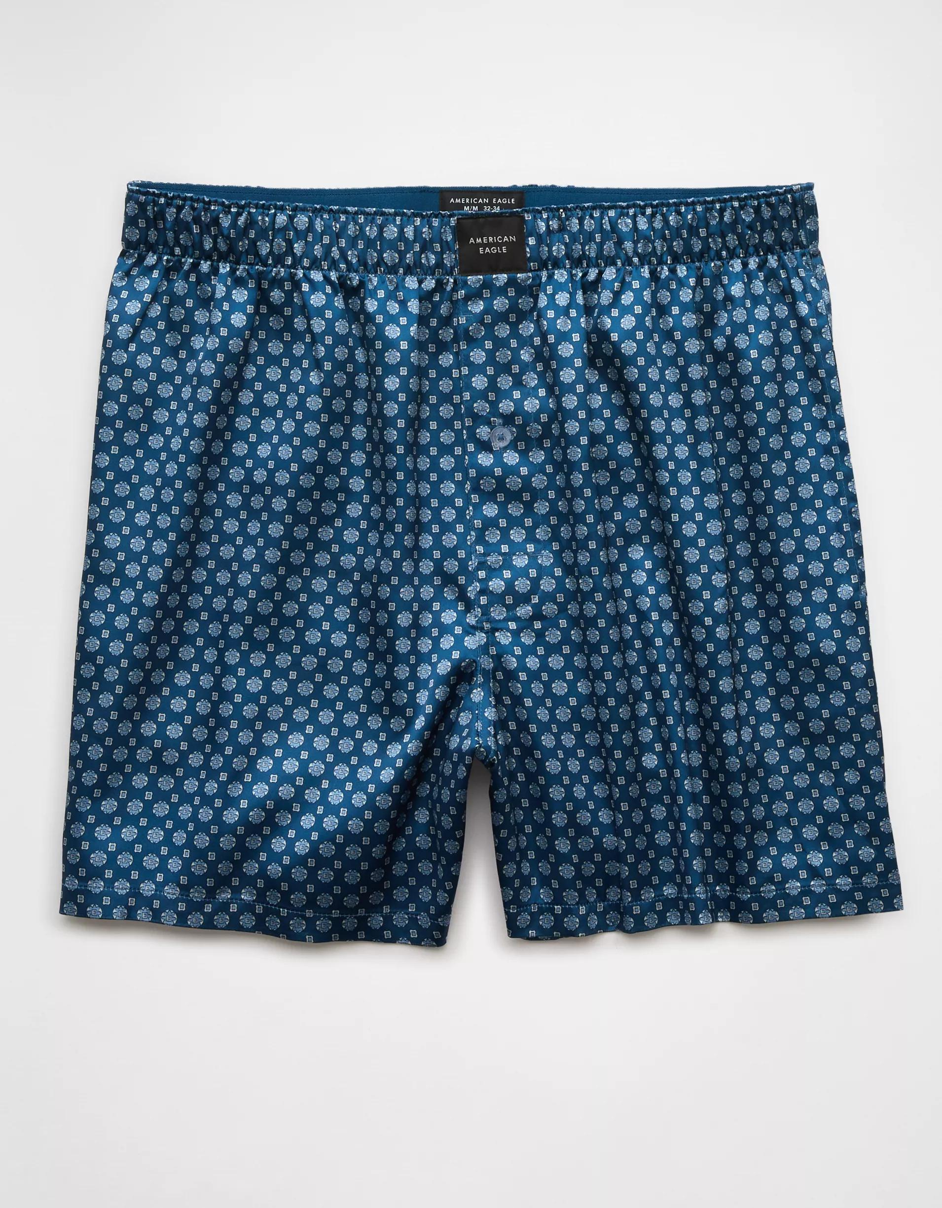 AEO Men's Printed Satin Pocket Boxer Short Product Image