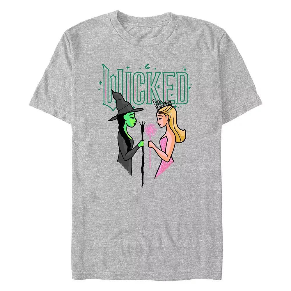 Big & Tall Wicked Two Best Friends Graphic Tee, Men's, Size: 3XL, Athletic Grey Product Image