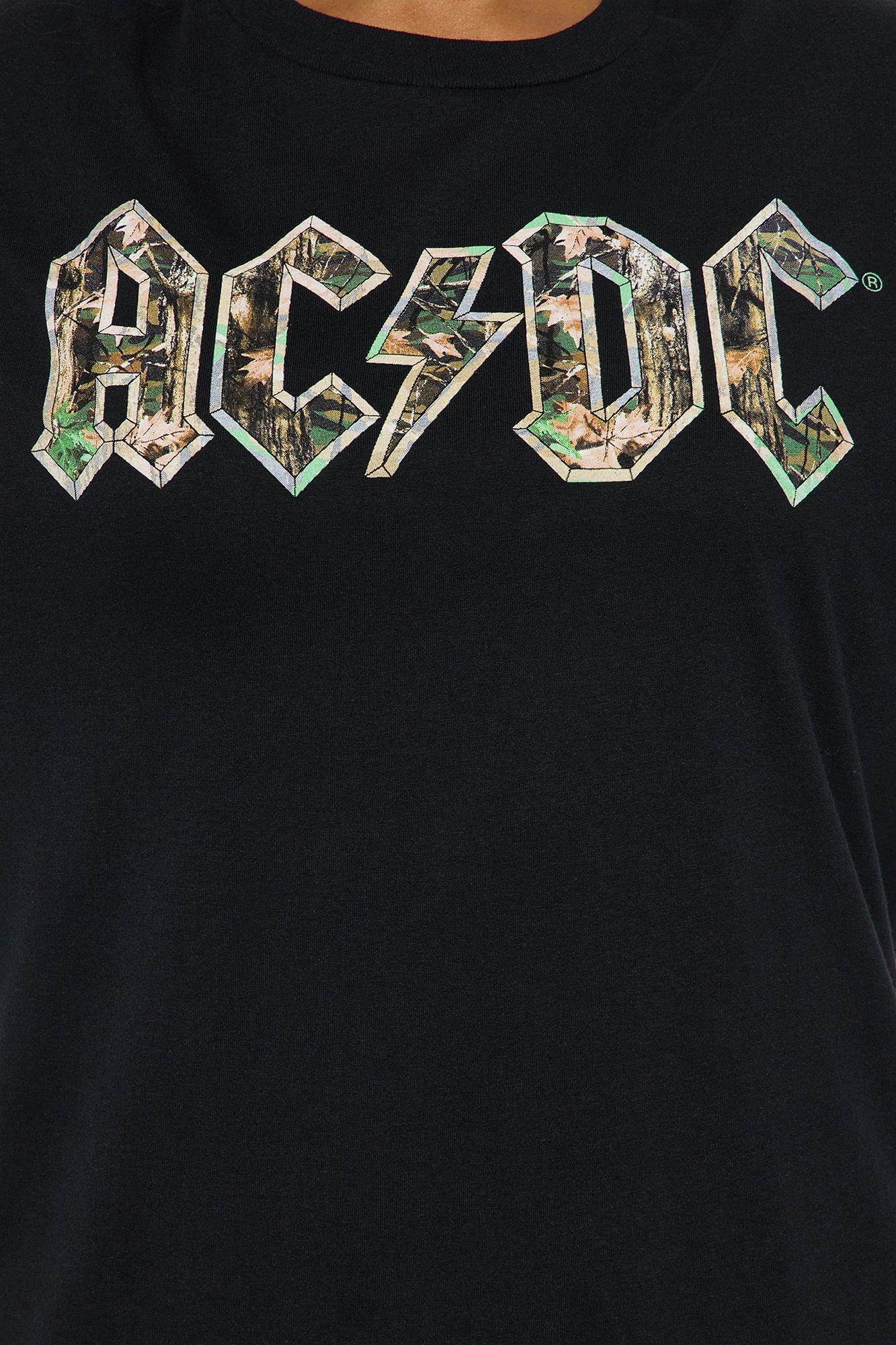 ACDC Camo Oversized Tee - Black Product Image