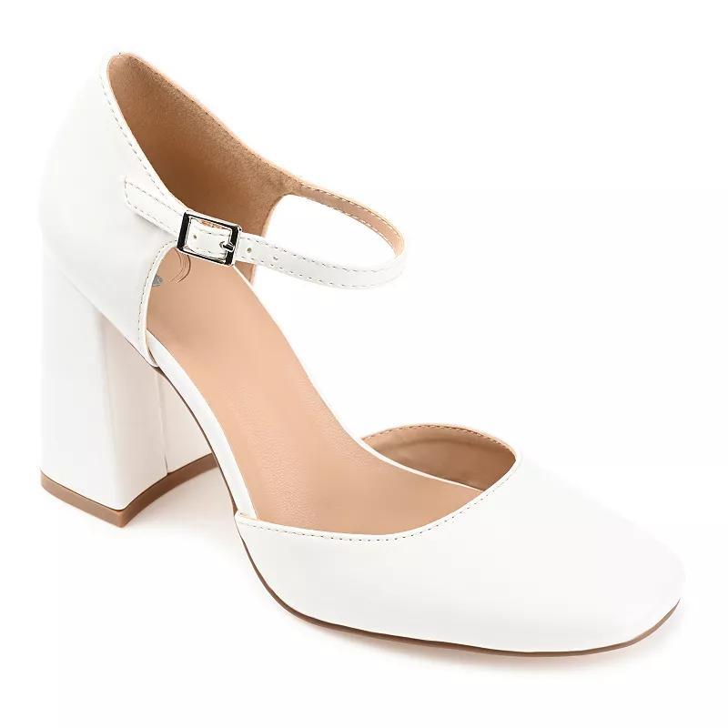 Journee Hesster Womens Ankle Strap Heels Product Image