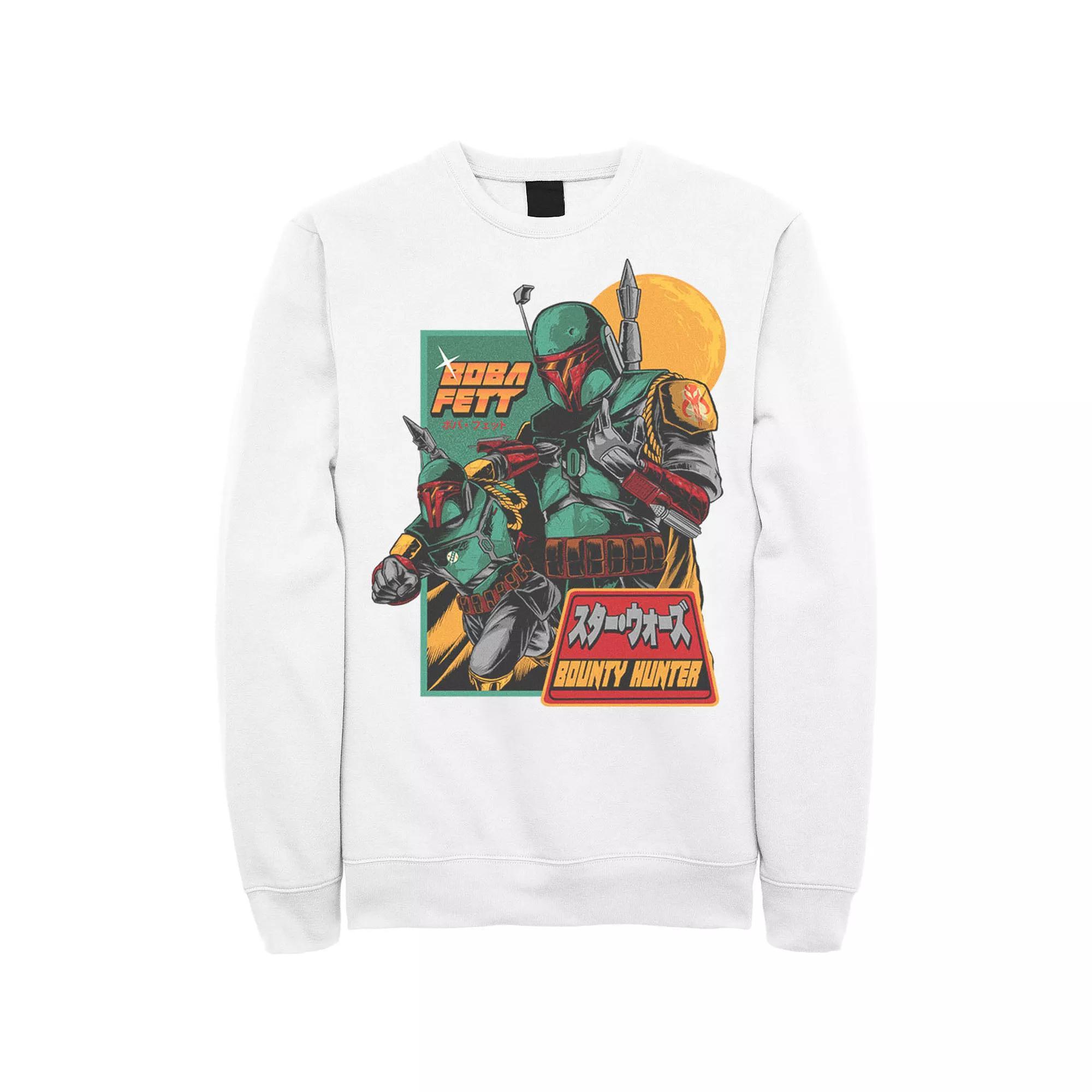 Men's Star Wars Mandalorian Soldier Kanji Sweatshirt, Size: Large, Black Product Image