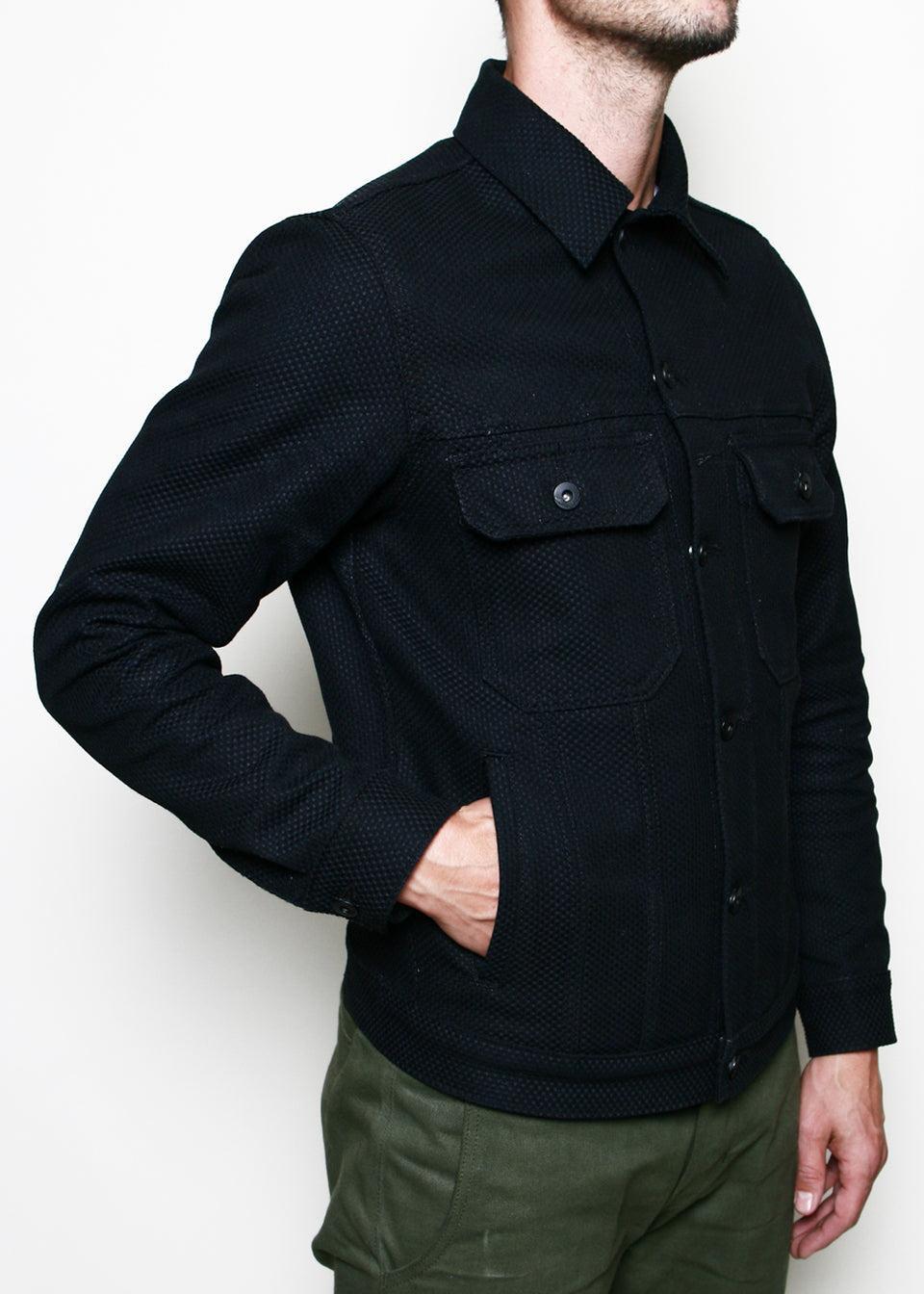 Cruiser Jacket // 15oz Stealth Sashiko Product Image