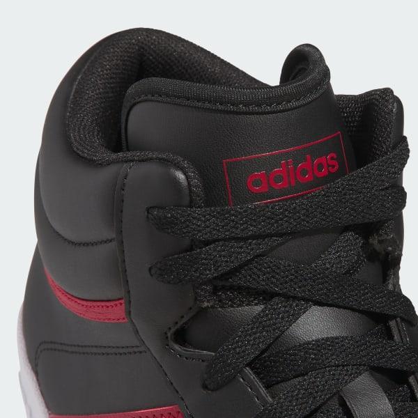 adidas Hoops 4.0 Mid Sportswear Men's Basketball Shoes, Size: 6, Black Team Victory Red Product Image