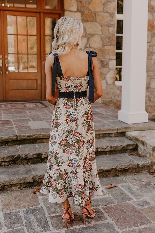 Wine Country Cutie Floral Midi Product Image