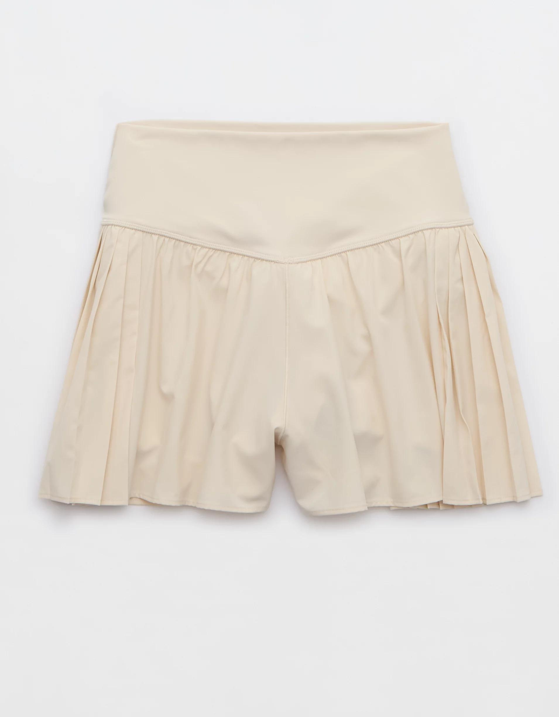 OFFLINE By Aerie Real Me Pleated Flowy Short Product Image