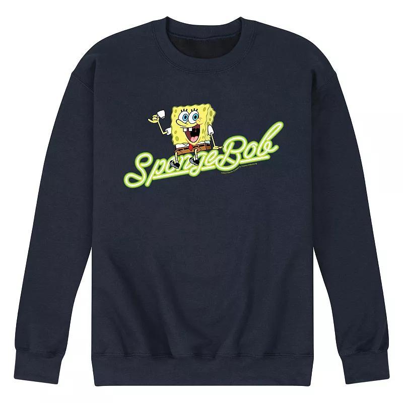 Mens SpongeBob SquarePants Coffee Break Sweatshirt Product Image