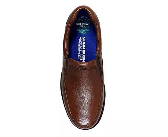 Nunn Bush® Cam Men's Moc Toe Casual Slip-On Shoes, Size: 14 Wide, Red Tumble Product Image