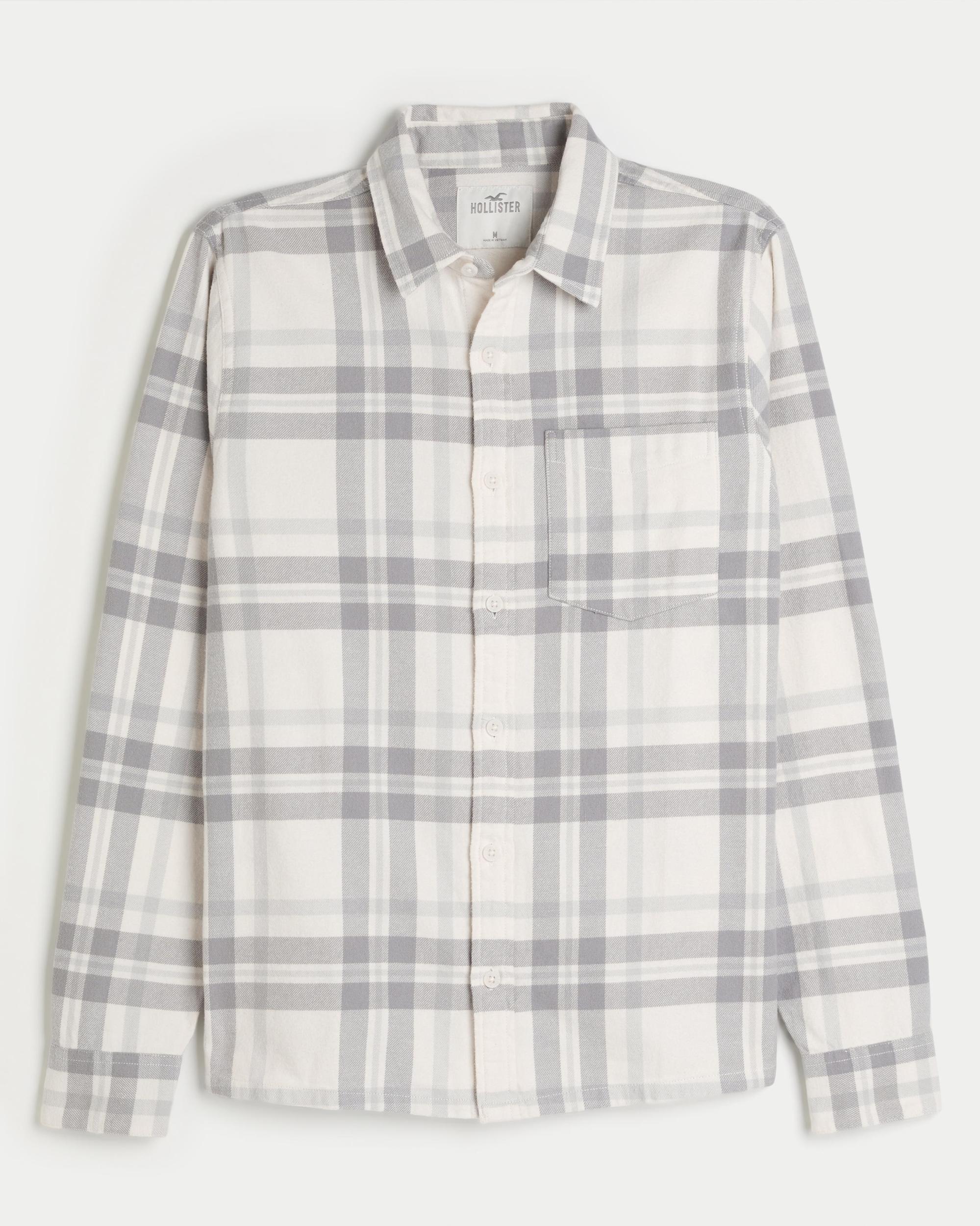 Flannel Button-Through Shirt Product Image