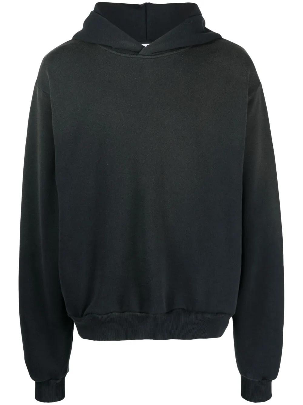 logo-print drop-shoulder hoodie Product Image