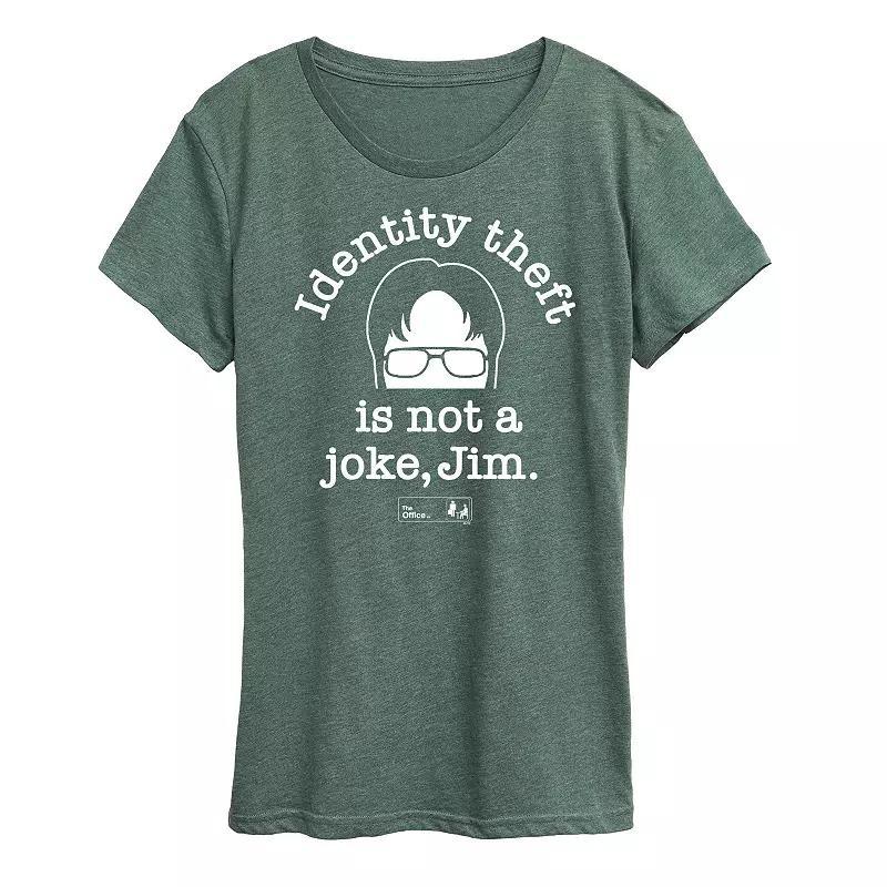 Womens Coffee Unrealistic Expectations Graphic Tee Grey Green Product Image