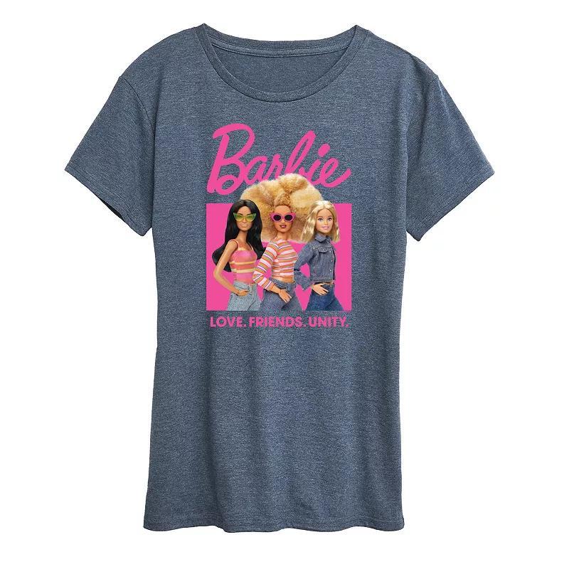 Womens Barbie Love Friends Unity Graphic Tee Product Image