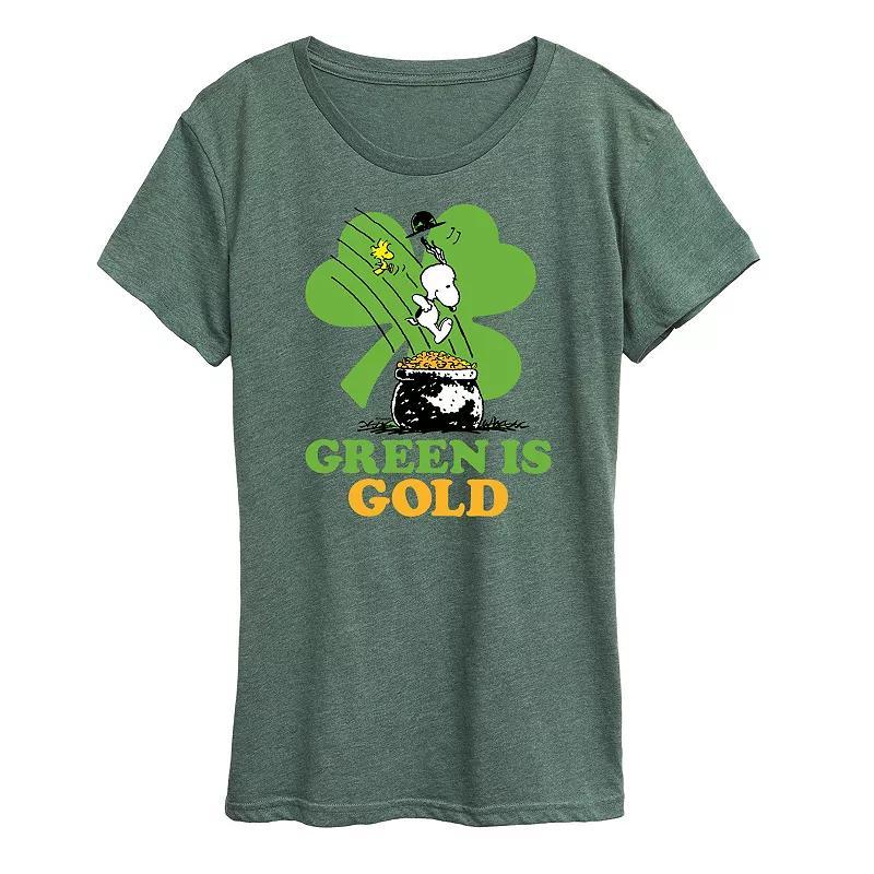 Womens St. Patricks Day Shenanigans Coordinator Graphic Tee, Girls Grey Juniper Product Image