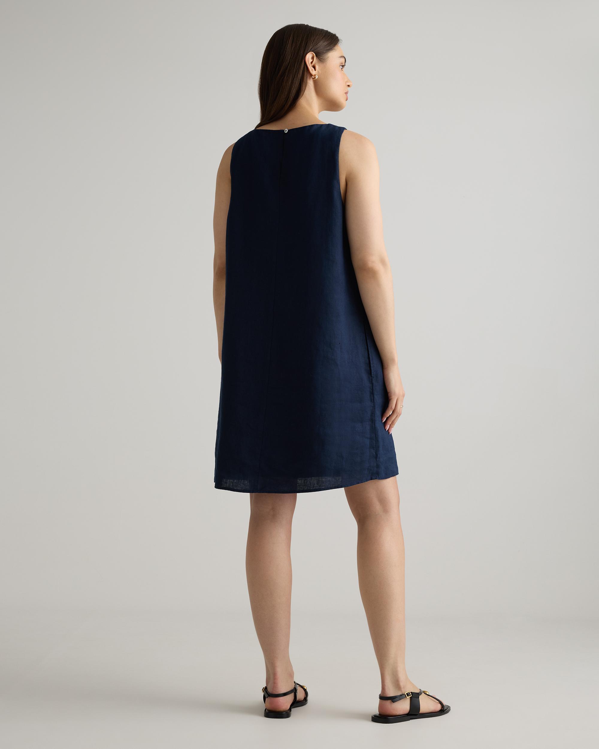 Quince | Women's 100% European Linen Tank Top Mini Dress Product Image
