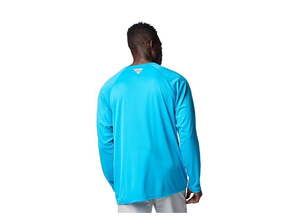 Men's Columbia PFG UPF 50 Terminal Tackle™ Long Sleeve Shirt, Size: XXL, Blue Product Image