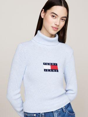 Tommy Jeans Cropped Turtleneck Sweater Product Image