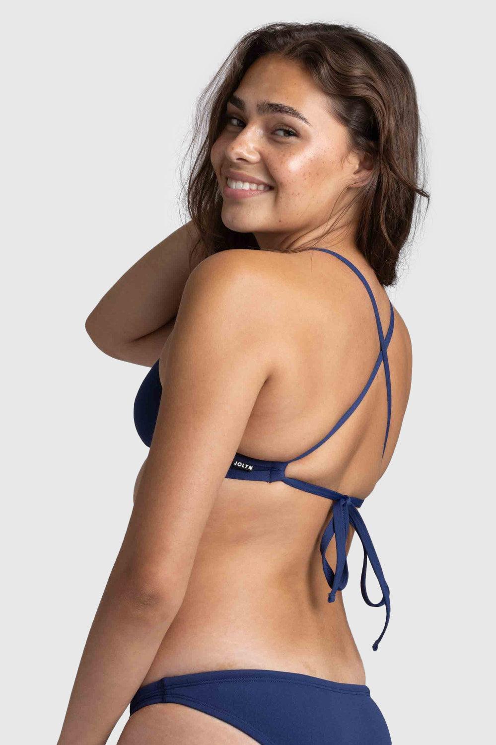 Triangle Bikini Top - Navy Female Product Image