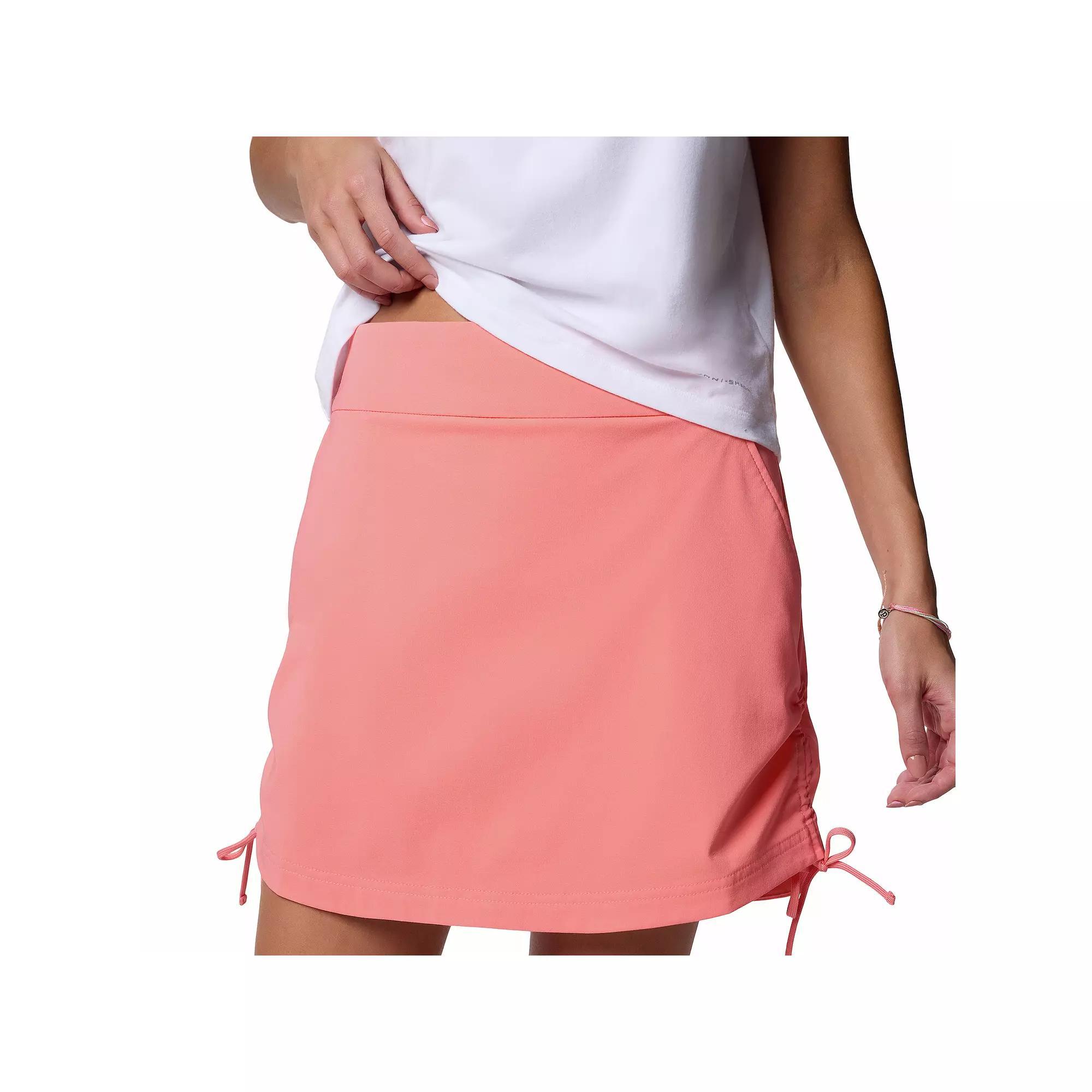 Women's Columbia All Seasons Ruched Skort, Size: Large, Alpenglow Product Image