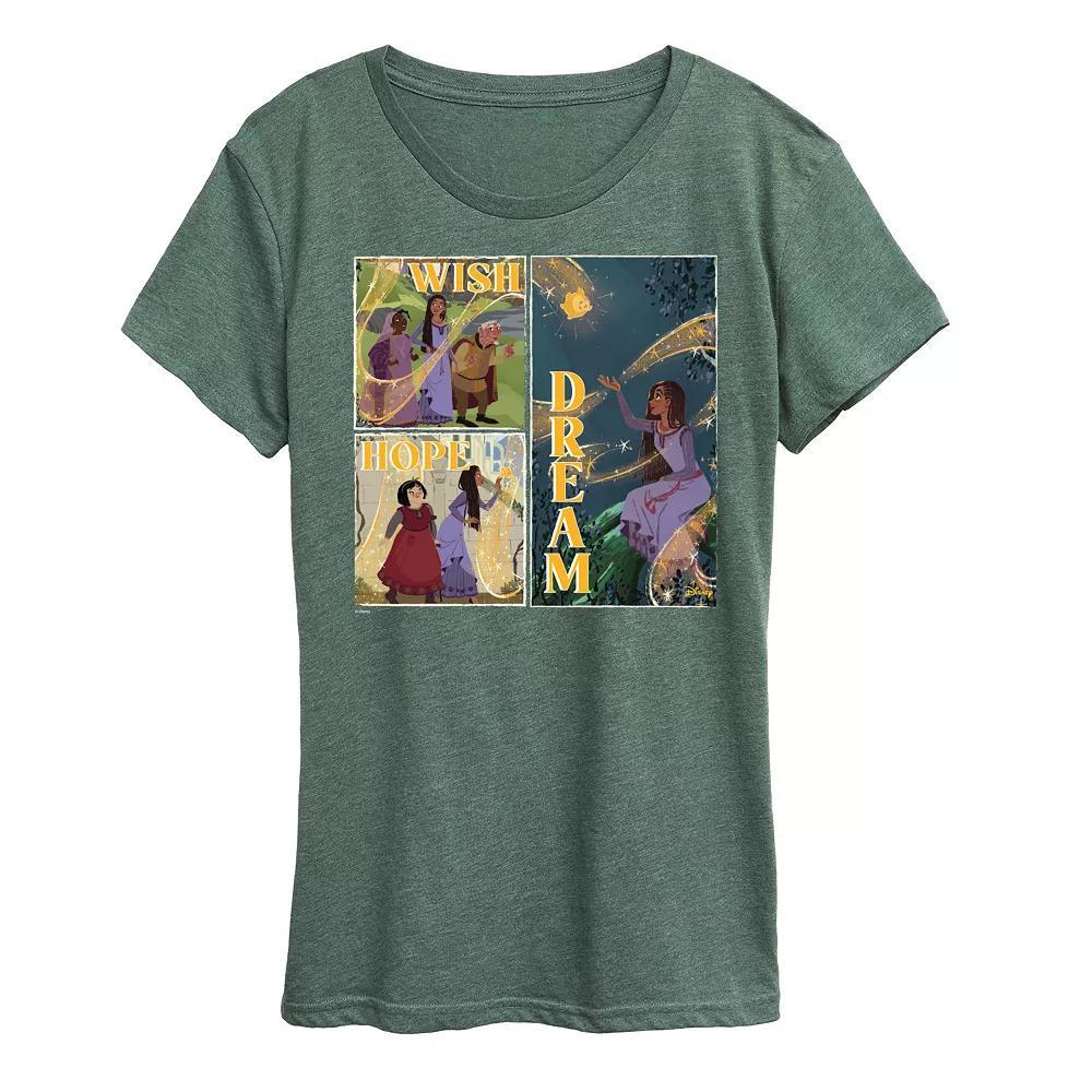 Women's Dr. Seuss The Grinch Face Graphic Tee, Girl's, Size: XXL, Grey Green Product Image