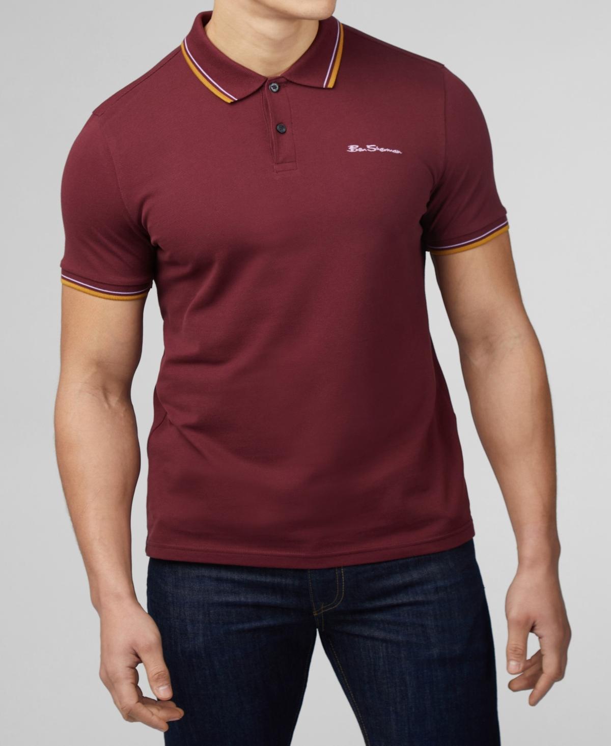 Ben Sherman Mens Signature Short Sleeve Polo Shirt Product Image