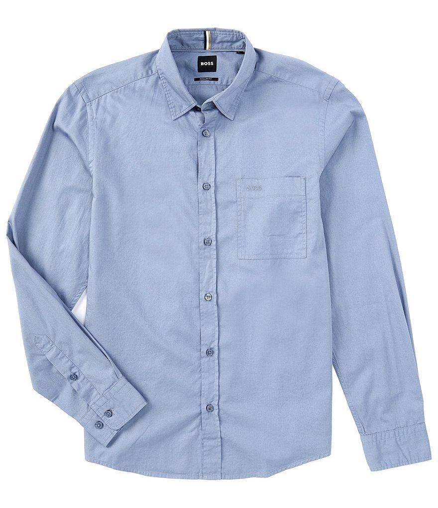 Hugo Boss BOSS Liam Long Sleeve Woven Shirt Product Image