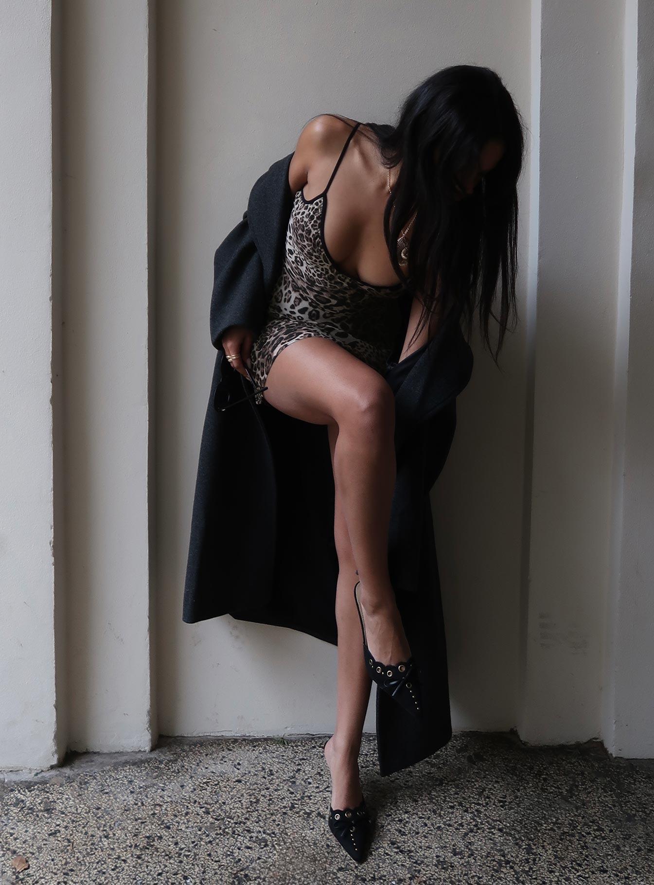 Night Shift Trench Coat Dark Grey Product Image