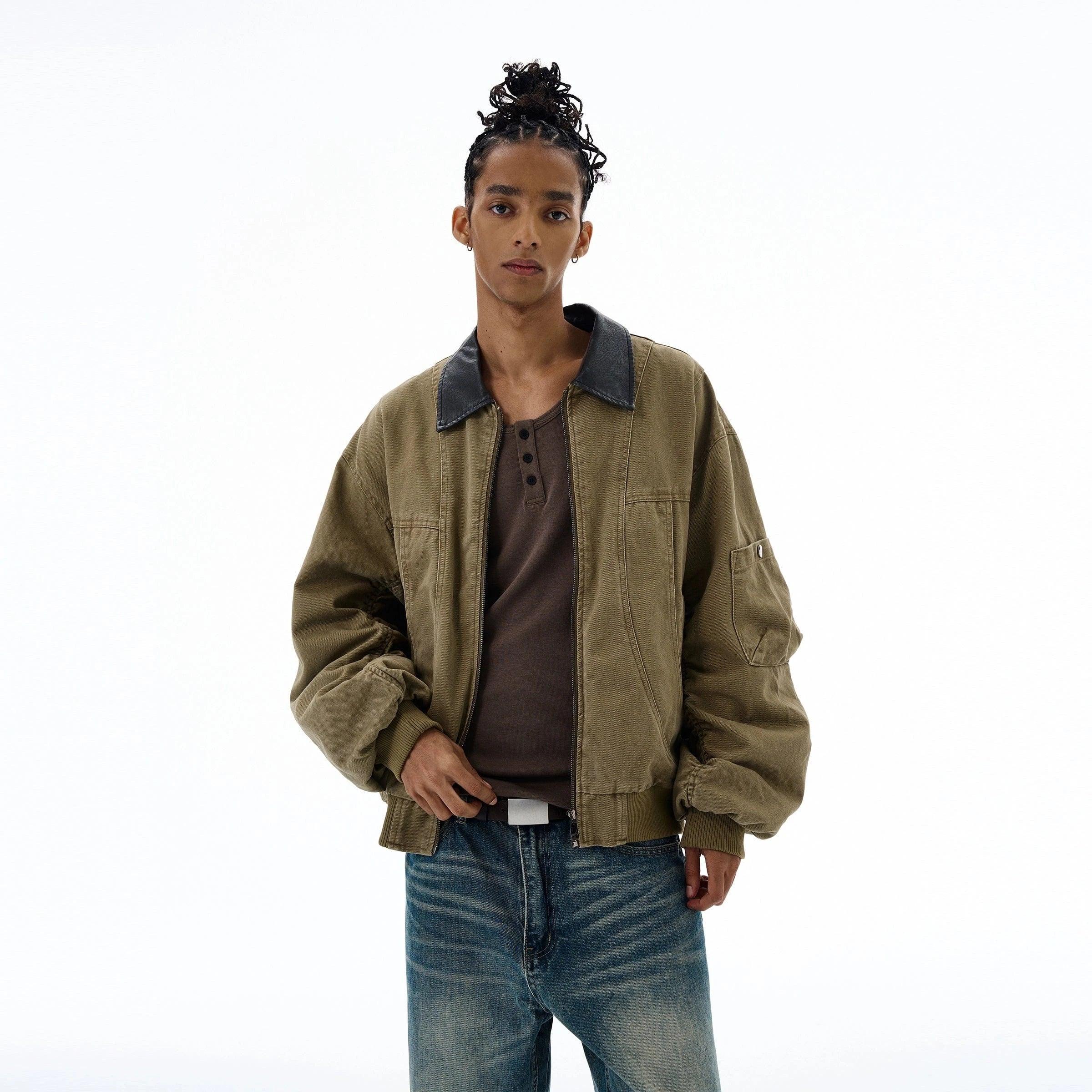 RT No. 19568 WASHED BLUE DENIM STRAIGHT JEANS Product Image