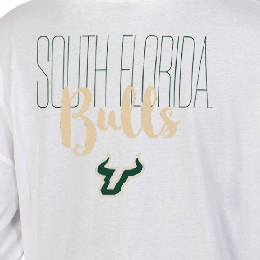 NCAA South Florida Bulls Women's White Long Sleeve T-Shirt Product Image