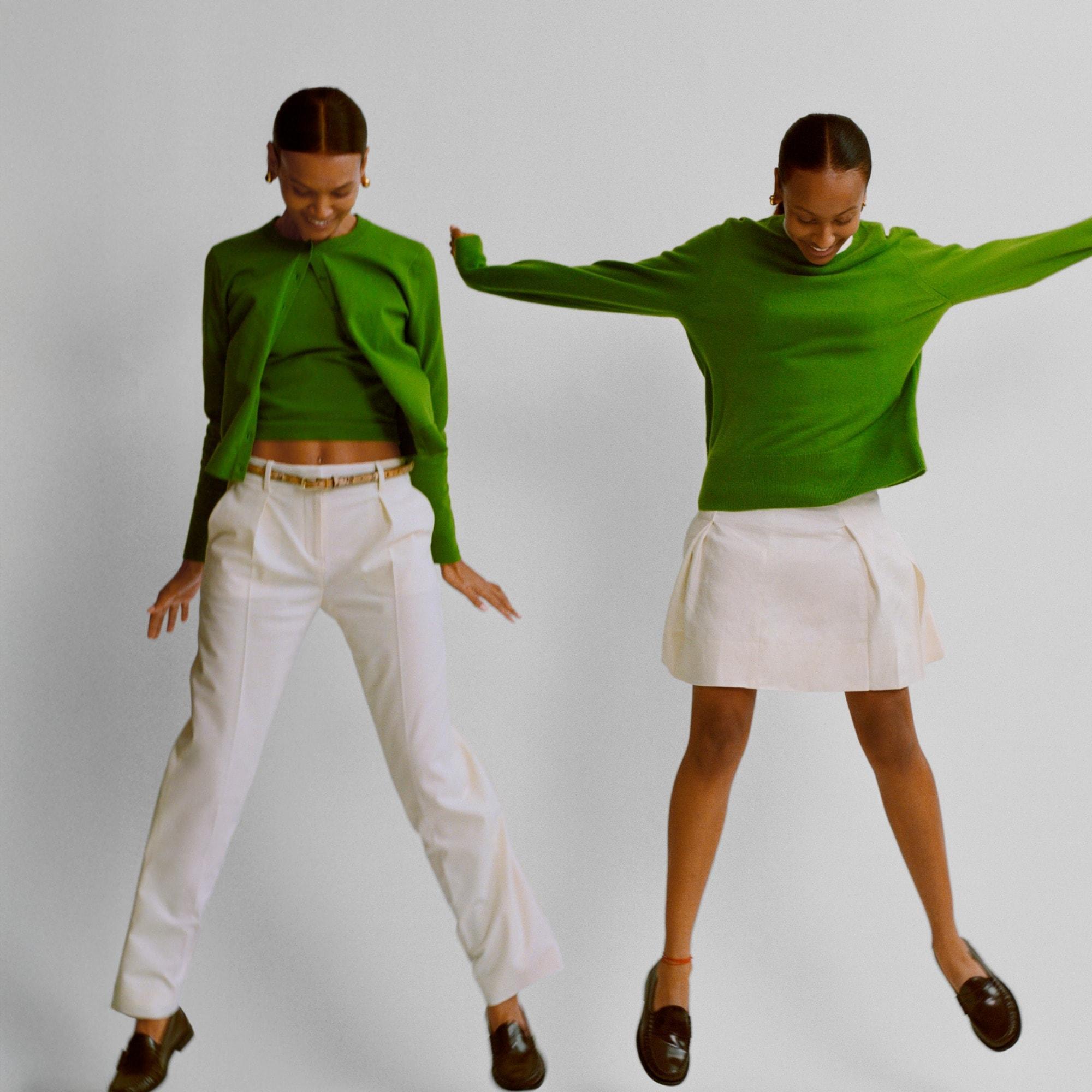 Jackie sweater shell in premium ultra-fine cotton Product Image