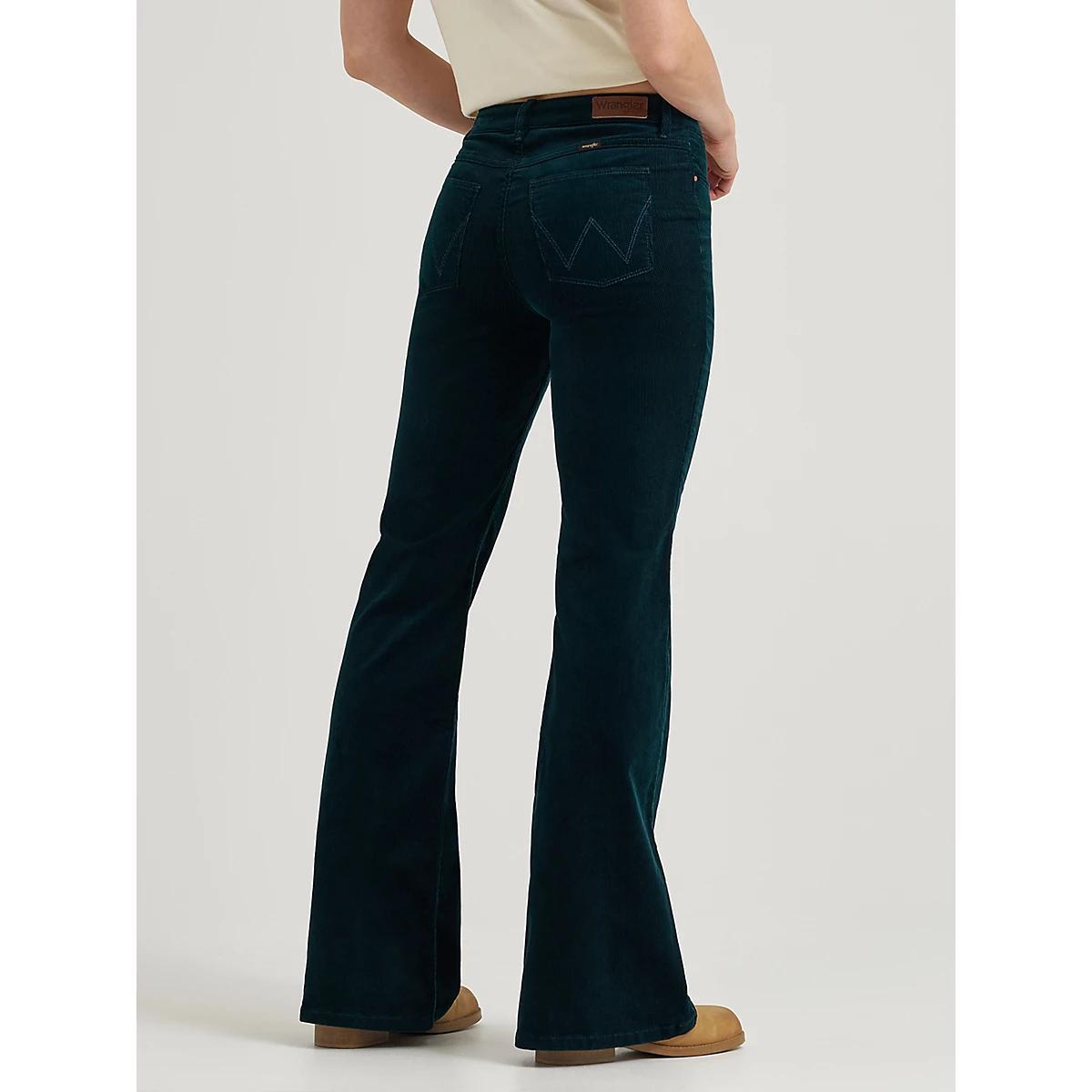 Women's Wrangler® Corduroy High Rise Fierce Flare Jean | Women's JEANS | Wrangler® Product Image