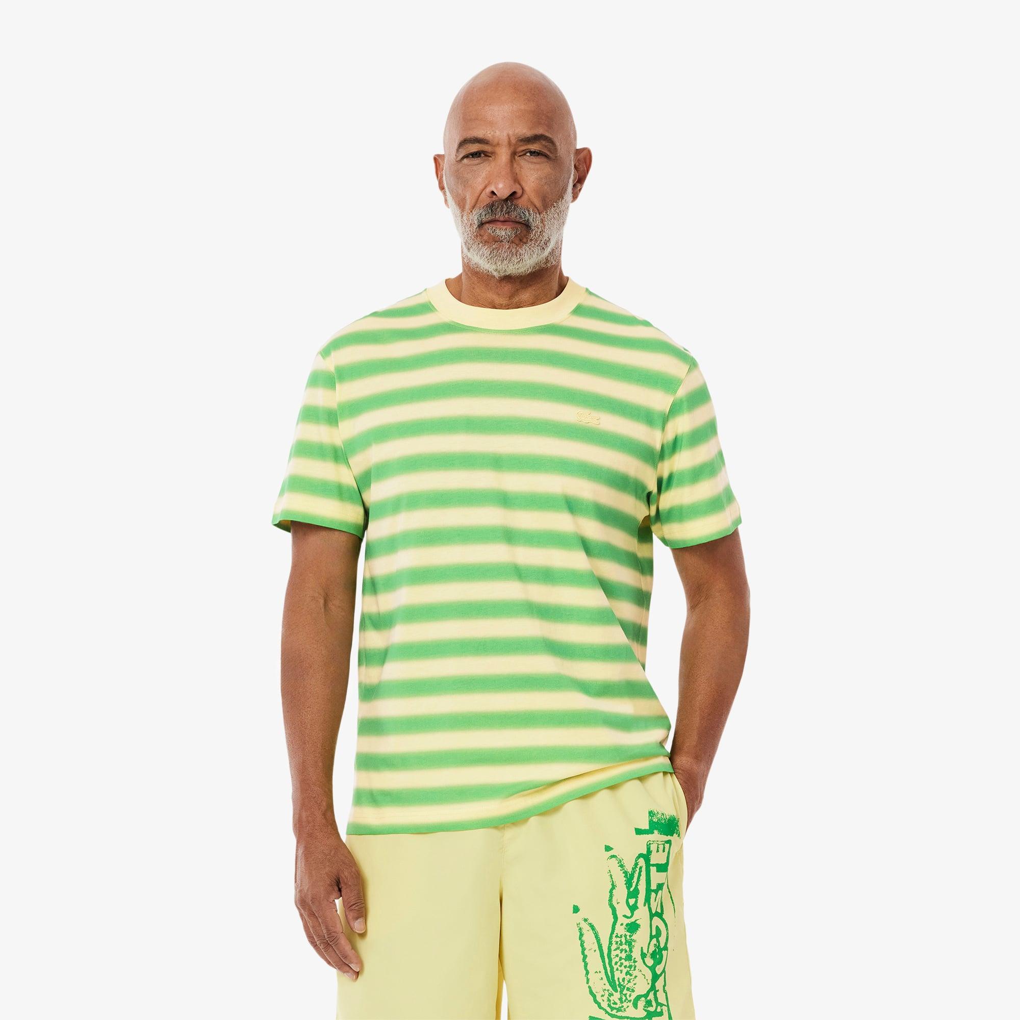 Stripe Print Jersey T-shirt Product Image
