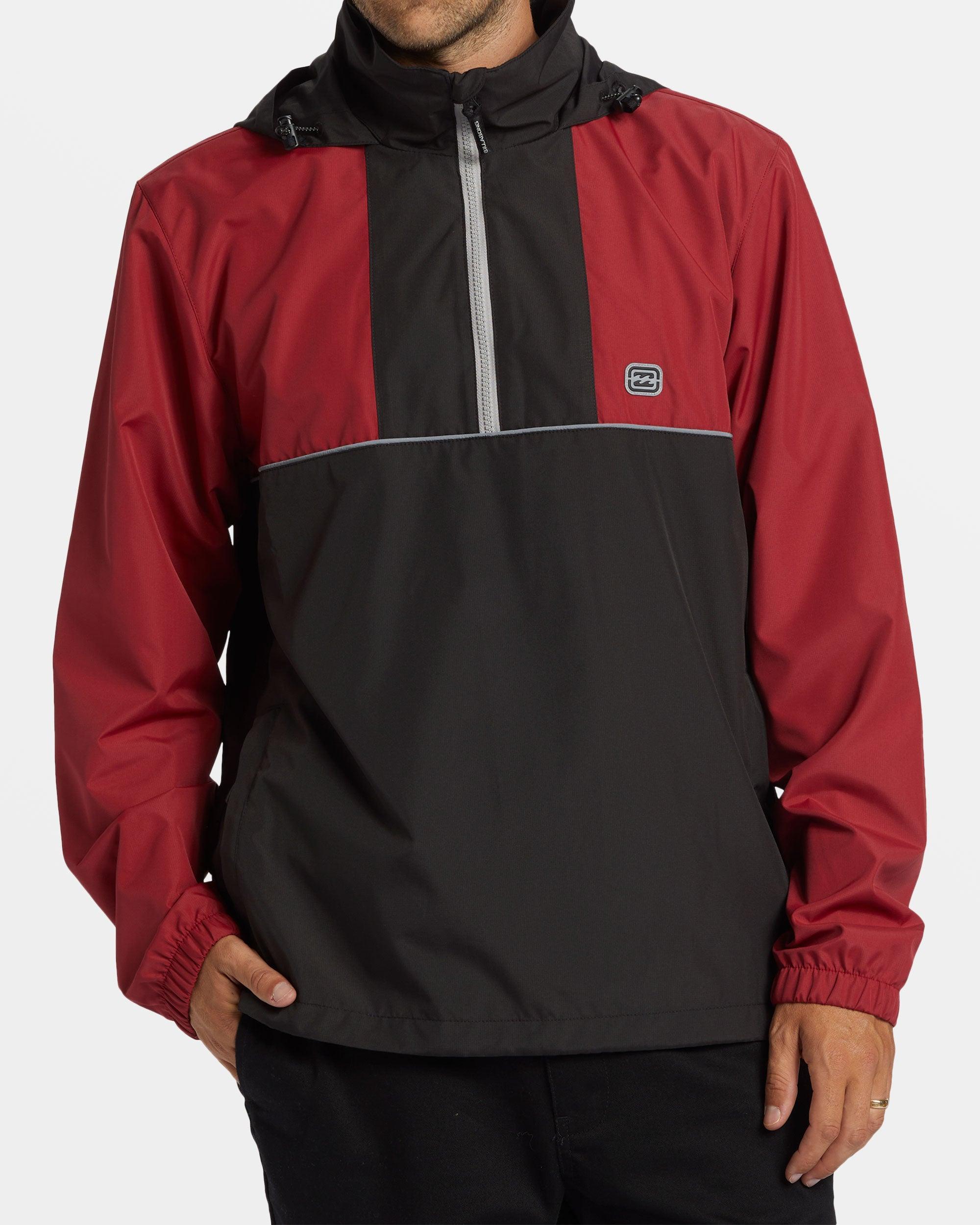 Spec 73 Windswell Half-Zip Windbreaker - Dusty Red Male Product Image
