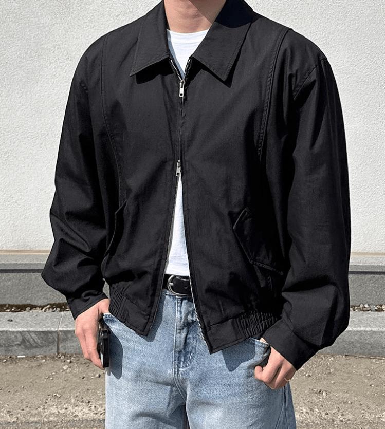 RT No. 11427 BLACK ZIP-UP JK Product Image