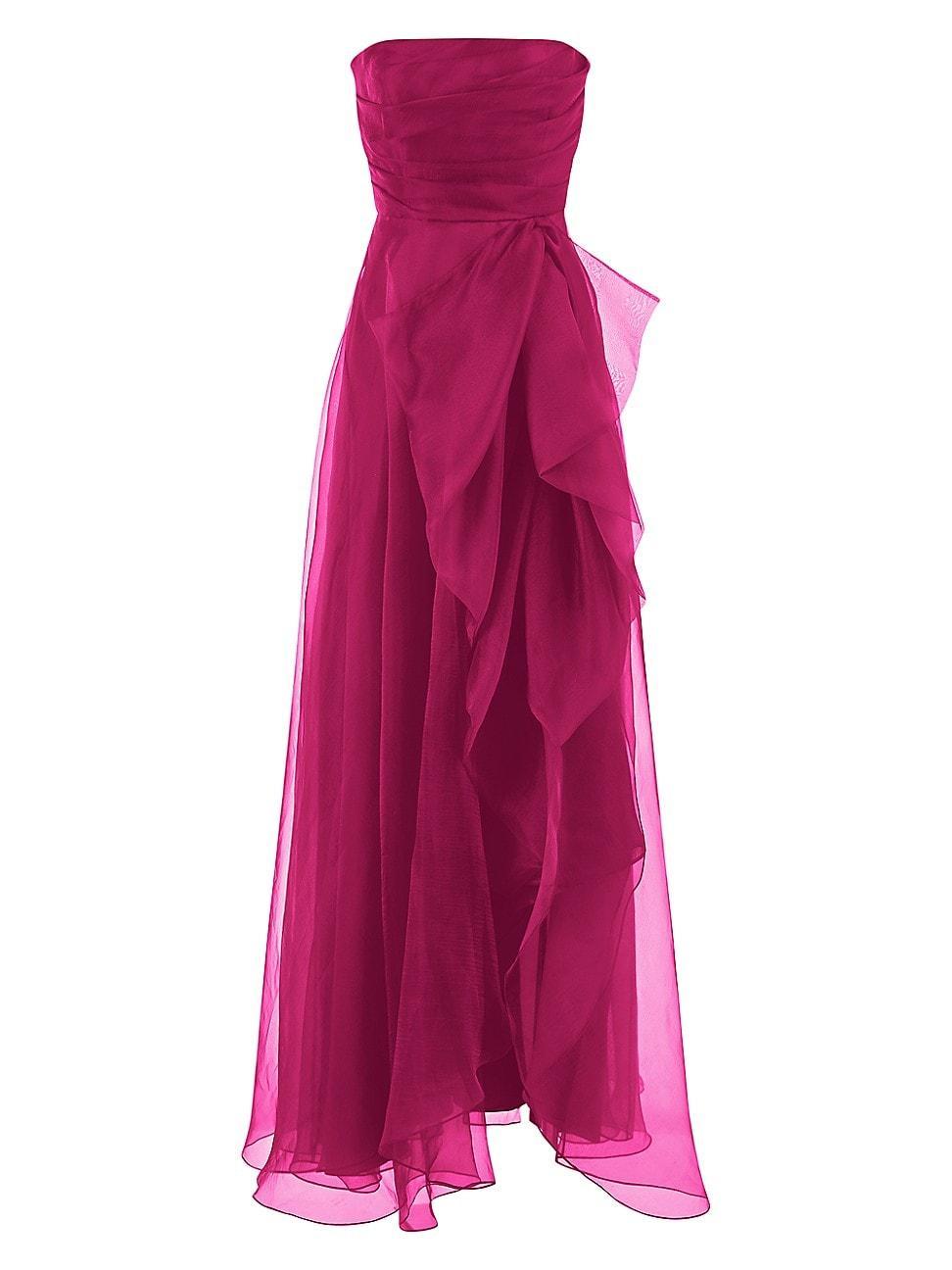 Teresa Draped Strapless Gown Product Image
