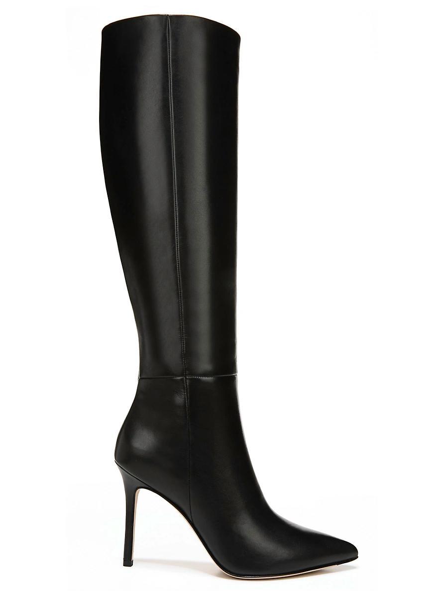 Veronica Beard Womens Lisa Wide Calf High Heel Boots Product Image