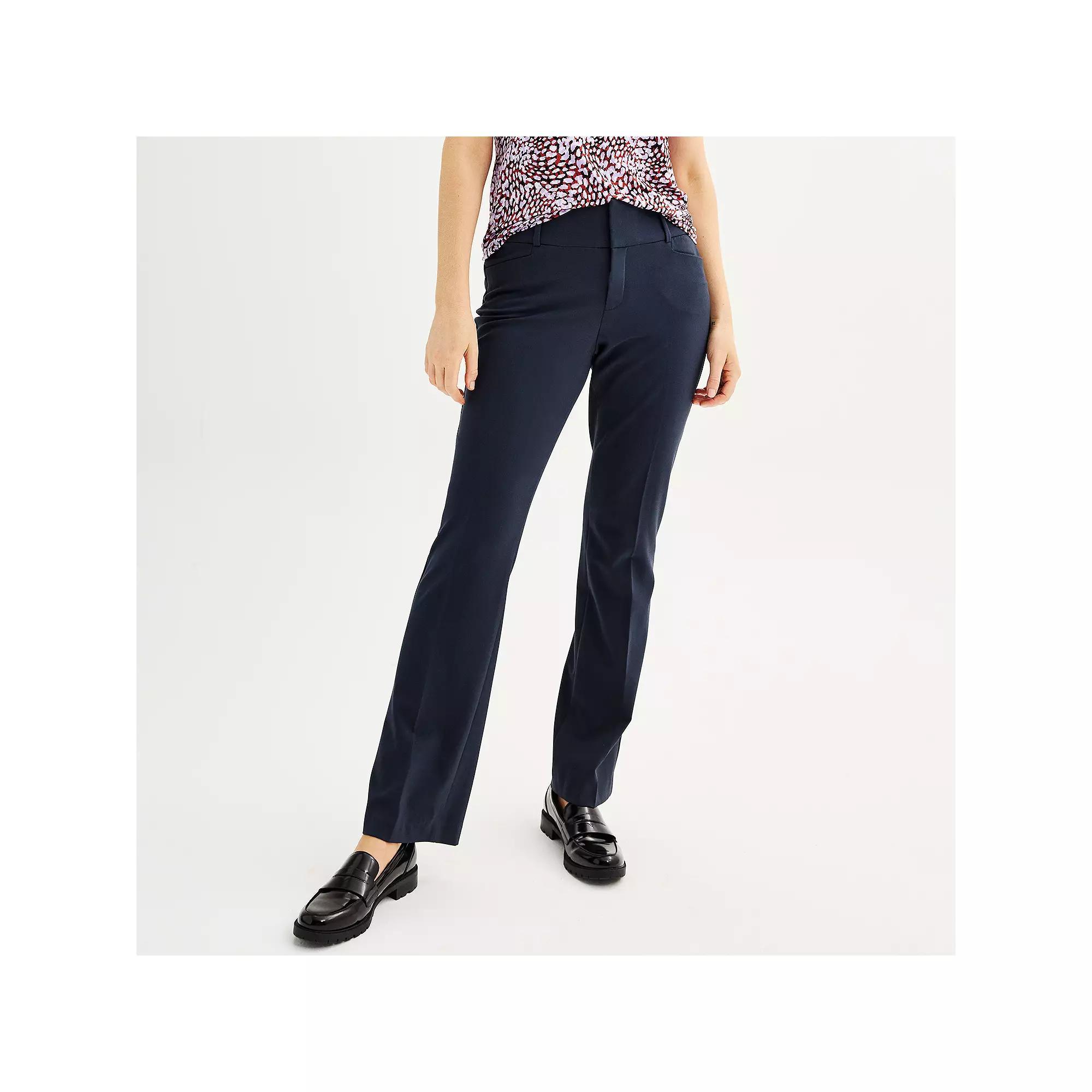 Women's Nine West Magic Waist Bootcut Pants, Size: 4, Captain Product Image