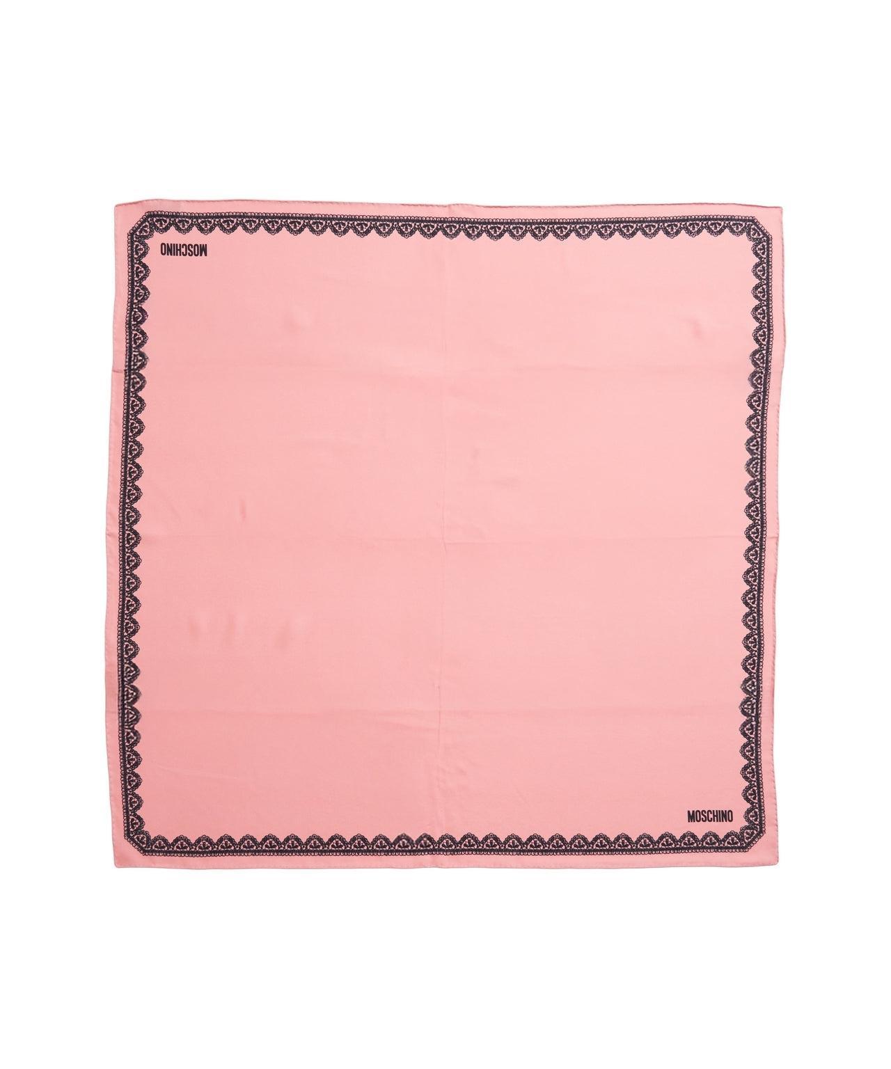 Silk scarf with lace pattern Product Image